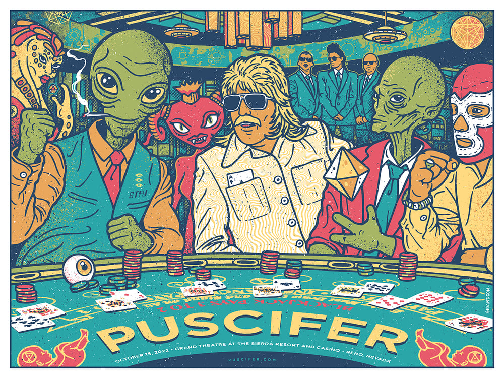 Image of Puscifer 2022 Main Show Print