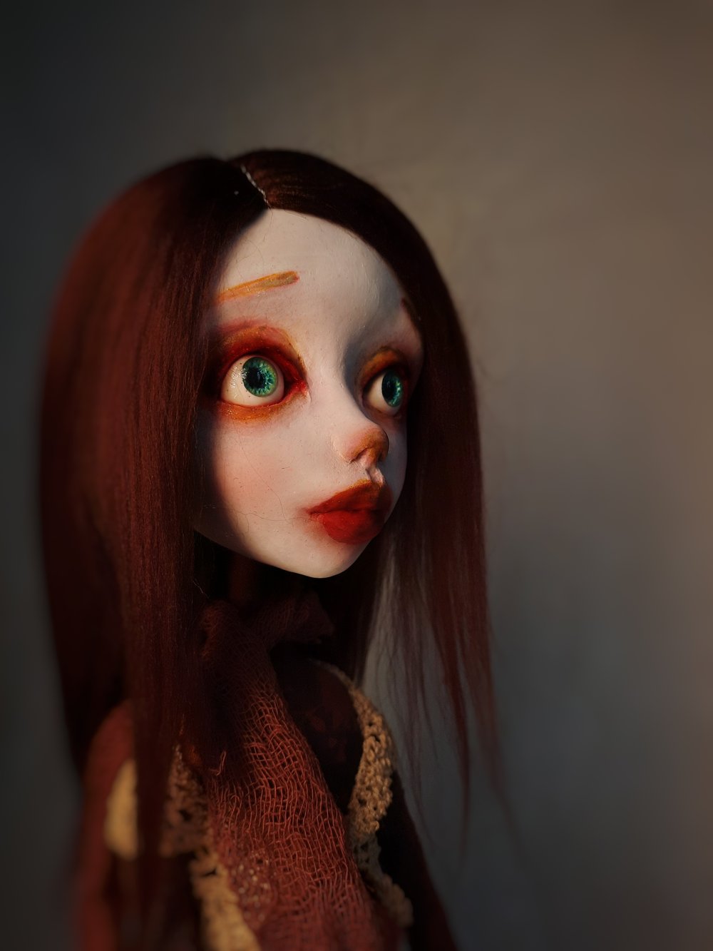 Image of Calendar Art Dolls: September 🍂 OOAK handmade art doll