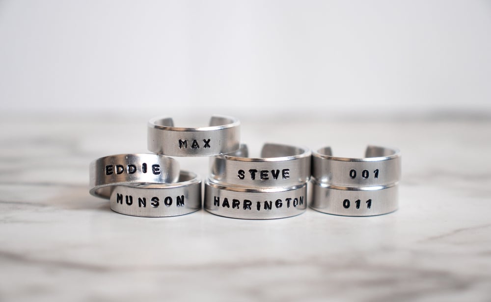 Image of Steve Harrington Ring | Eddie Munson Ring | Chrissy Jewelry | 001 011 Rings | Max Mayfield Ring