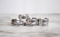 Image 1 of ST Character Name Rings