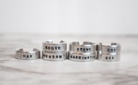 Image 2 of ST Character Name Rings