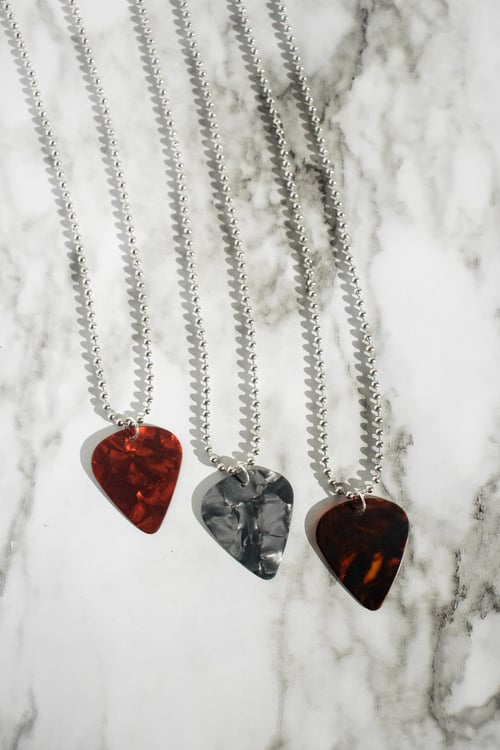 Image of Eddie Munson Guitar Pick Necklace | Eddie Munson Halloween Costume