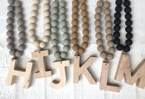 Image of Mini Love Beads - LETTERS (A-I)