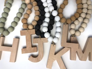Image of Original Love Beads - LETTERS (J-R)