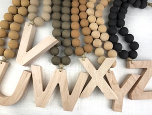 Image of Original Love Beads - LETTERS (S-Z)