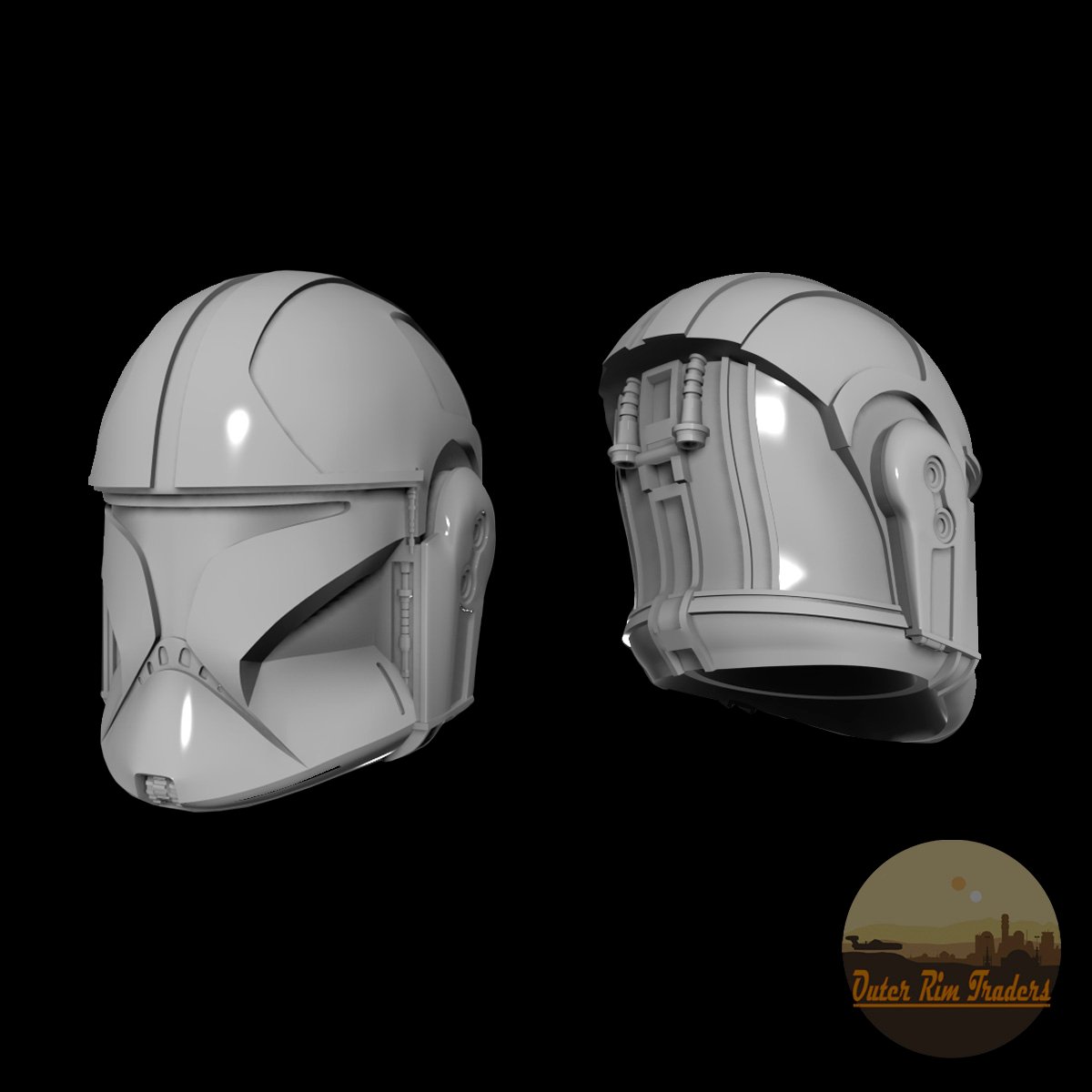 Image of Pilot Helmet modeled by Skylu3D