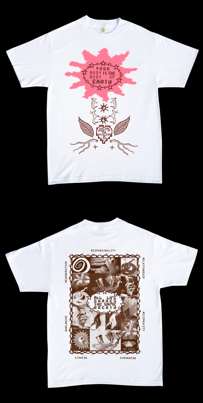 BODY OF EARTH TEE - COLOUR CHOICE