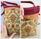 Image of Zipper Top Fall Colors Tapestry Carry Case With Crossbody Strap