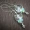 Image of Soul Star Chakra Polished Quartz Crystal Rock Earrings