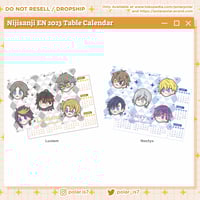 Nijisanji EN (Vtuber) Table 2023 Calendar