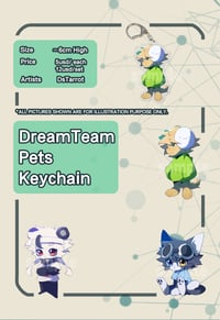 [In-stock] Dreamteam Pets Keychain