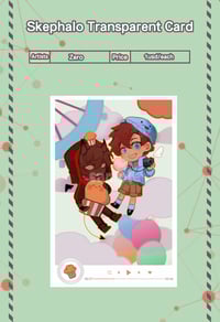 [In-stock] Fanmade Skephalo Transparent Card