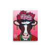 “Frida Cow-lo” matte fine art print