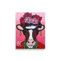 Image 1 of “Frida Cow-lo” matte fine art print