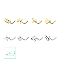 Image 1 of Zodiac Sign Nose Rings
