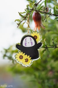 Sunflower No Face Acrylic Keychain (U.S. ONLY)