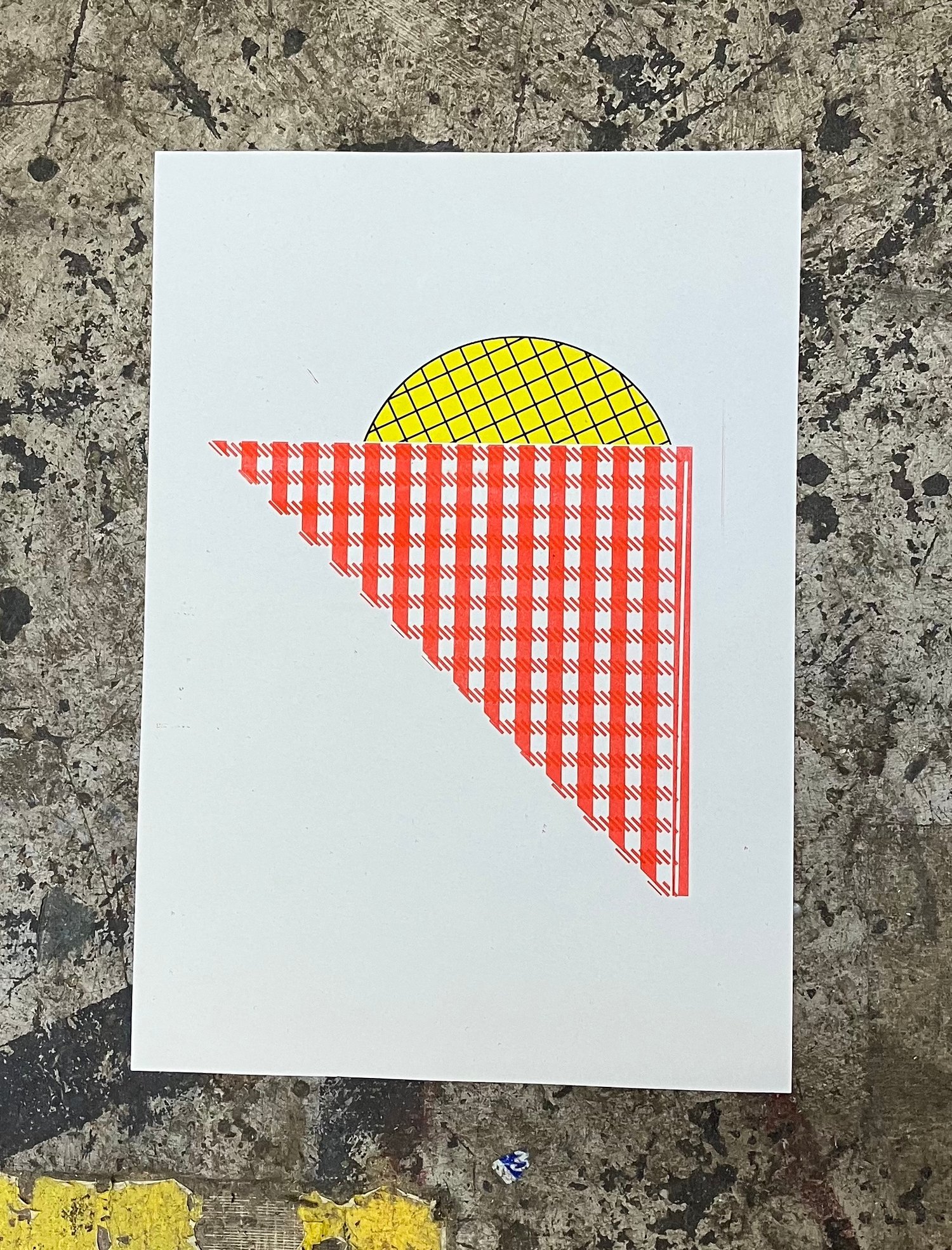 Waffle from Rotterdam Market Riso Print