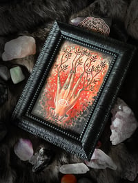 Image 1 of Red Garden Witch Original Painting