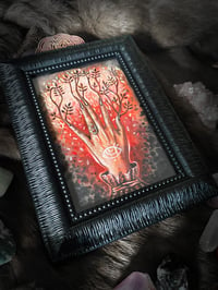 Image 4 of Red Garden Witch Original Painting