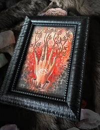 Image 2 of Red Garden Witch Original Painting