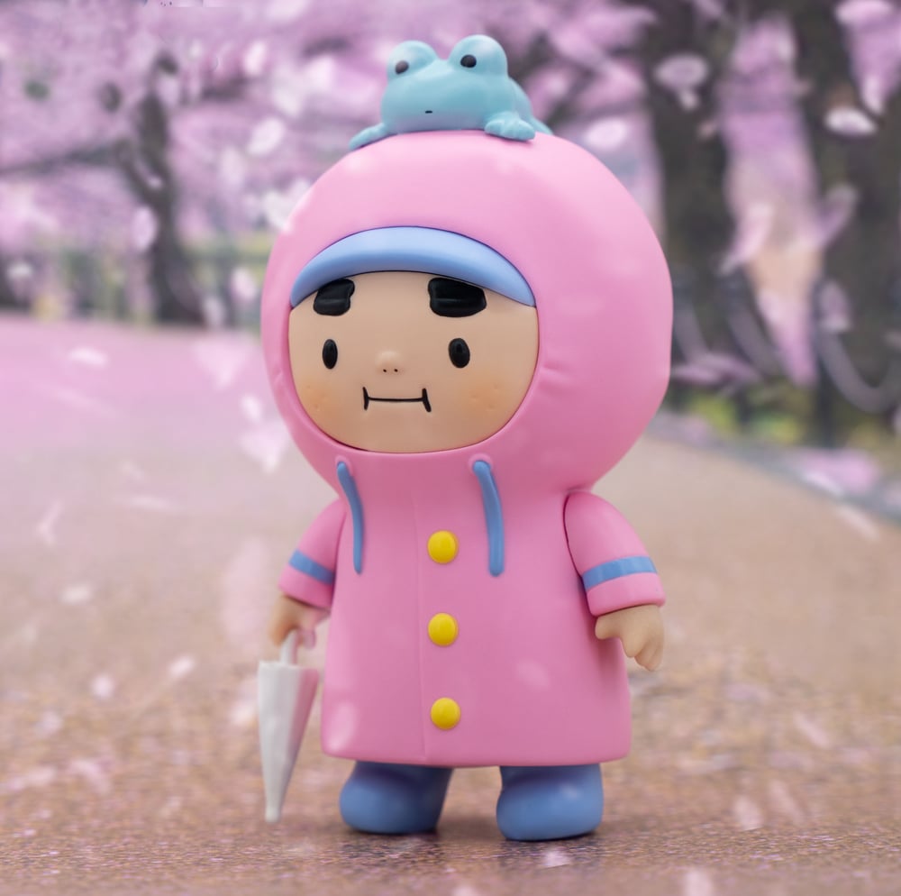 Image of CHUBBY OJISAN 'PINK COAT EDITION' BY AMBER