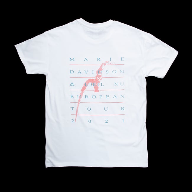 Marie Davidson & L'Œil Nu - EURO TOUR 2021 T-Shirt (WHITE)