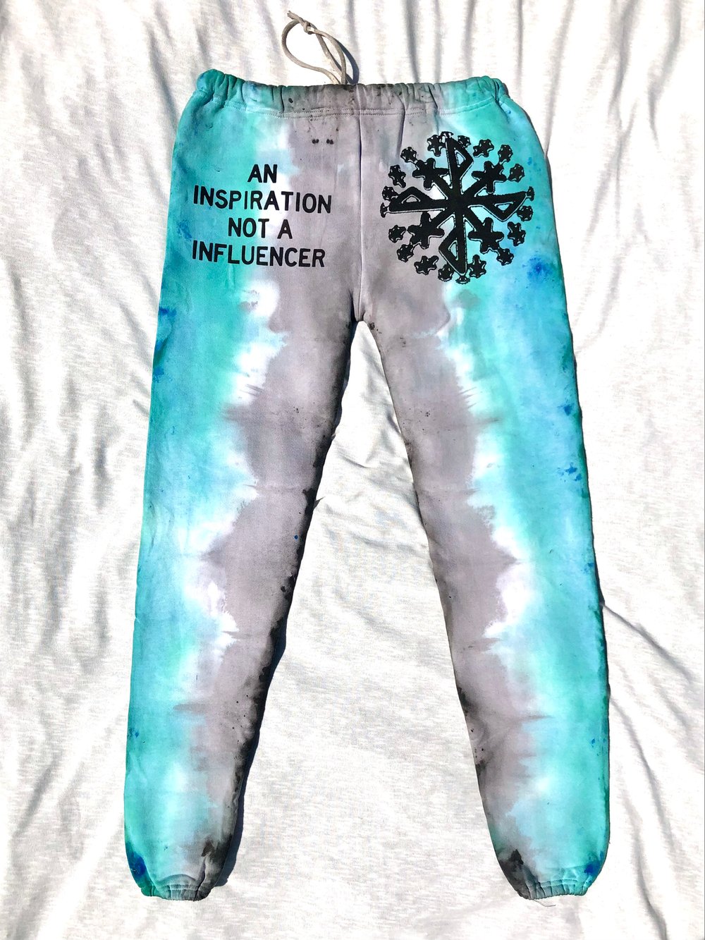 far from boring hand dyed sweatpants