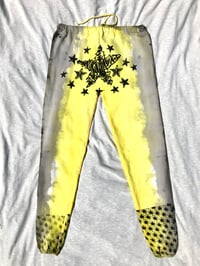 Image of black stars shine the brightest hand dyed sweatpants 