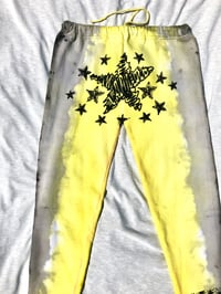Image of black stars shine the brightest hand dyed sweatpants 