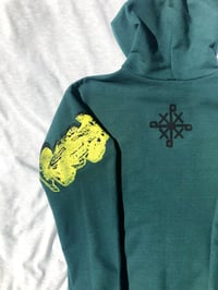 Image of RC collection hoodie in green 