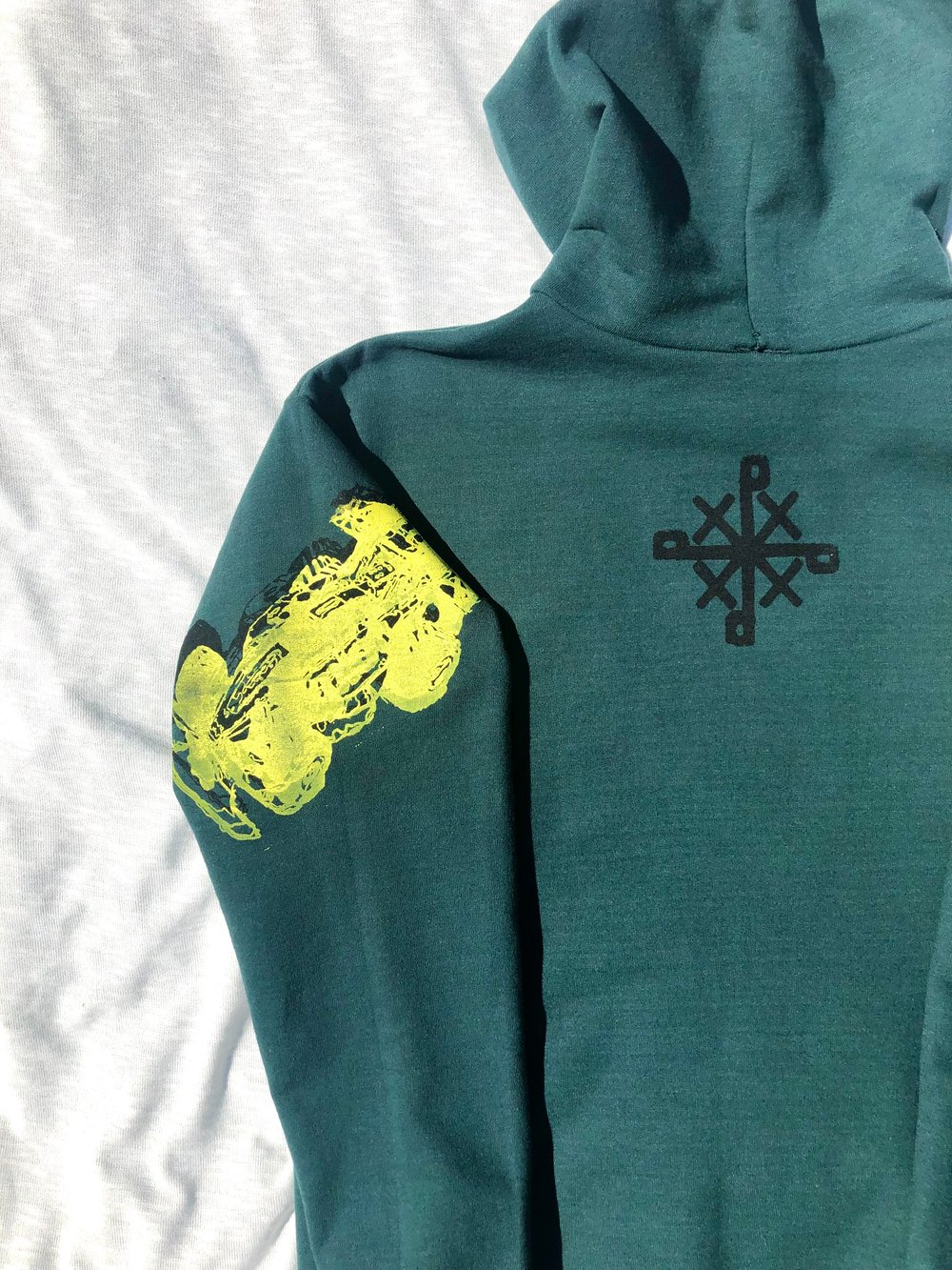 RC collection hoodie in green 