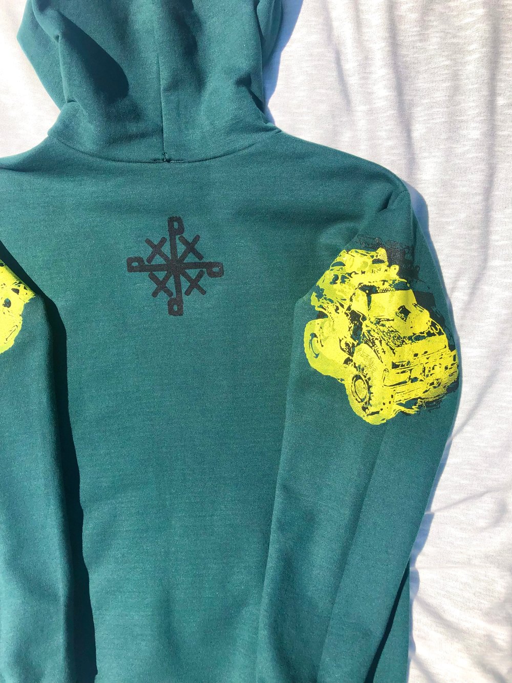 RC collection hoodie in green 