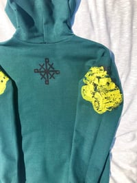 Image of RC collection hoodie in green 
