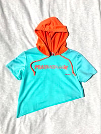 Image of through thick and thin cut and sew half hoodie2