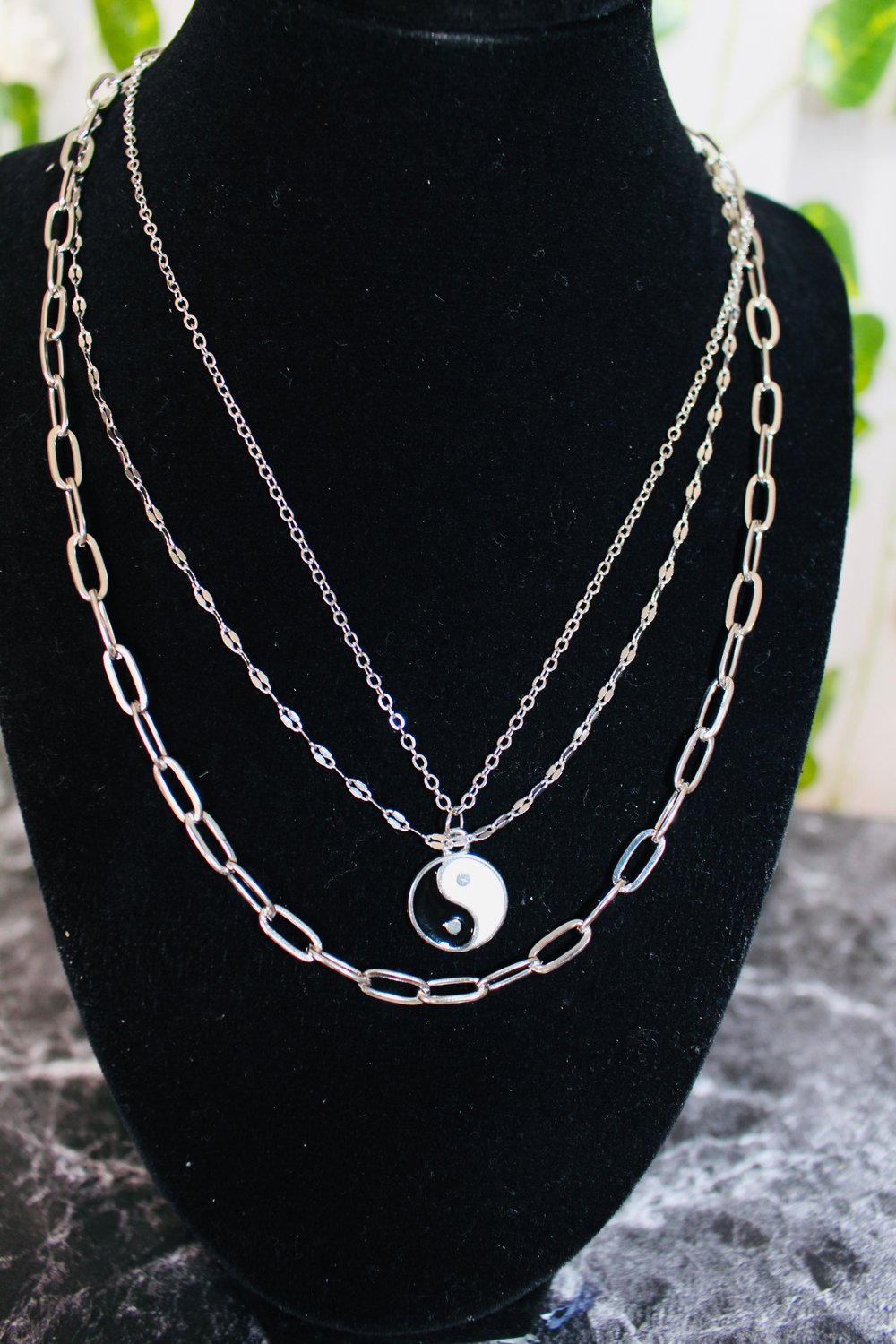 Image of Peace Layered Necklace