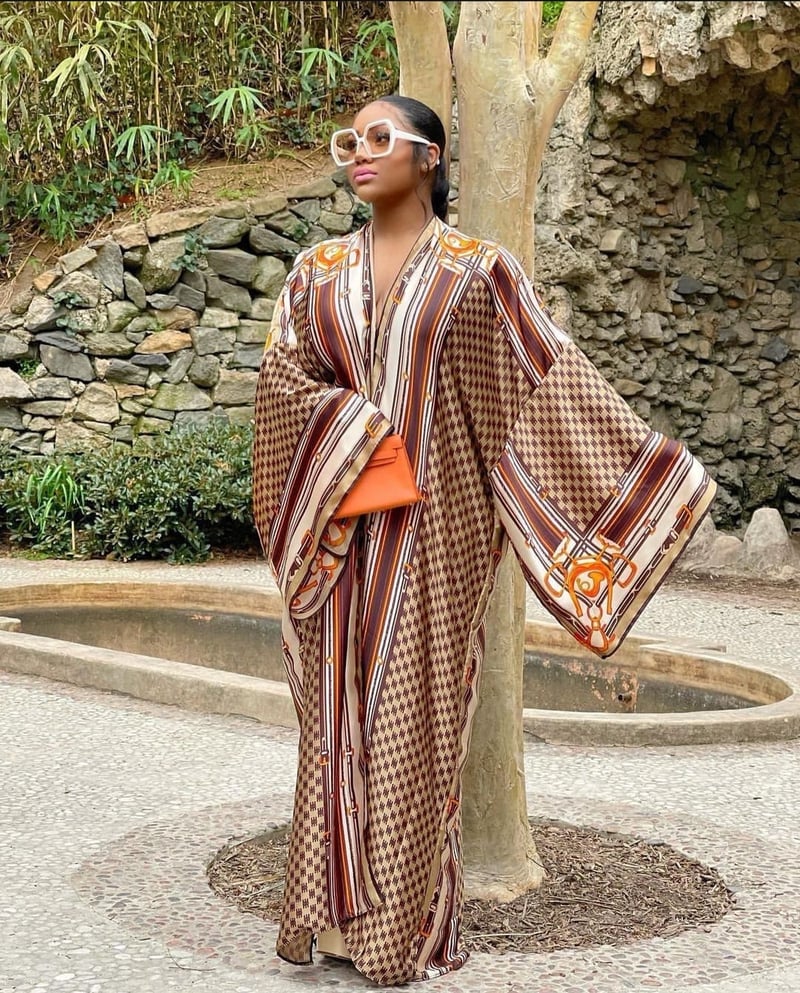 Louis Vuitton Damier Inspired Kimono