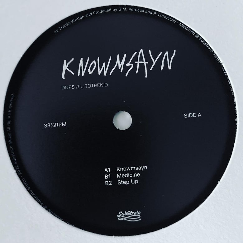 Image of DOPS & LITOTHEKID - "KNOWMSAYN EP" (10" Limited Edition)