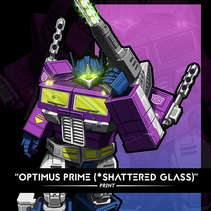 Optimus Prime (*Shattered Glass) - Print