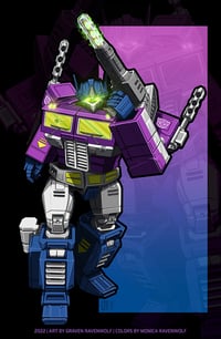 Image 2 of Optimus Prime (*Shattered Glass) - Print