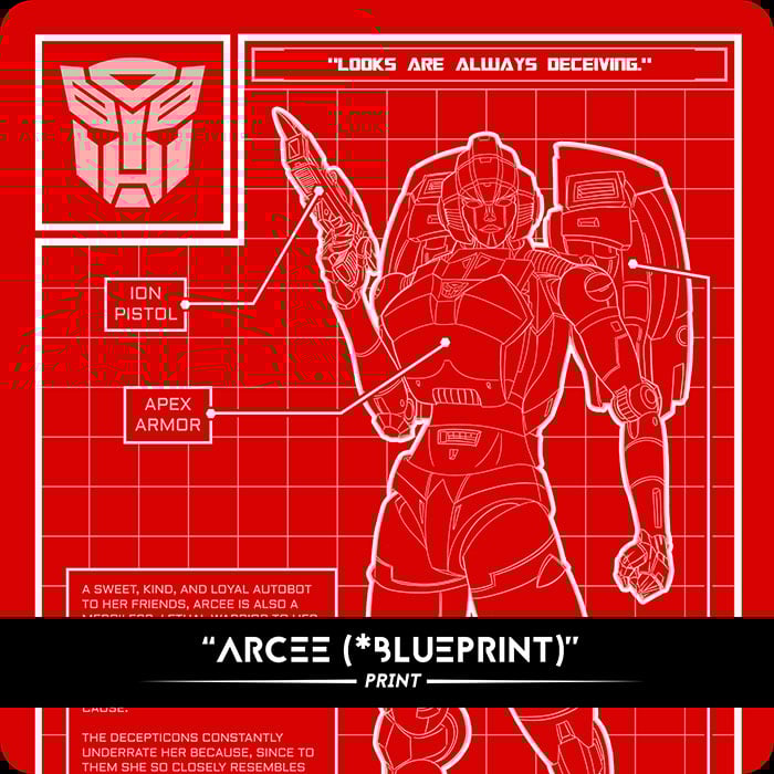 Arcee (Blueprint) - Print