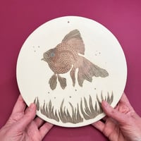 Image 4 of One fancy fish ceramic wall hanging 