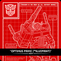 Image 1 of Optimus Prime (Blueprint) - Print