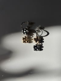 Image 1 of Garden Collection | Two-Tone Garden Charm Hoops