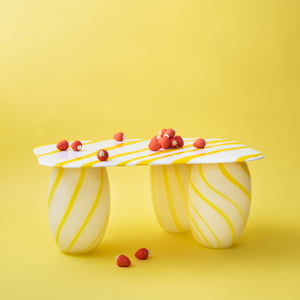 Image of YELLOW CANDY SOFA&nbsp;TABLE