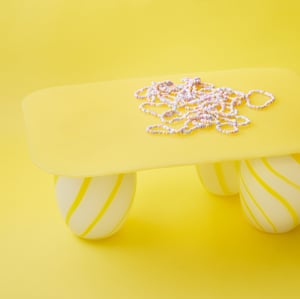 Image of YELLOW CANDY SOFA&nbsp;TABLE