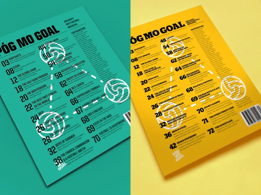 Image of Póg Mo Goal 2 For 1 - Issue 7 & 8