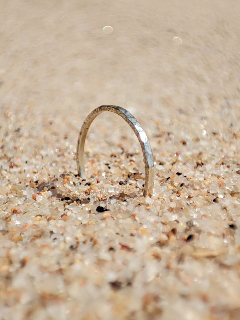 Image of Hammered Silver Ring