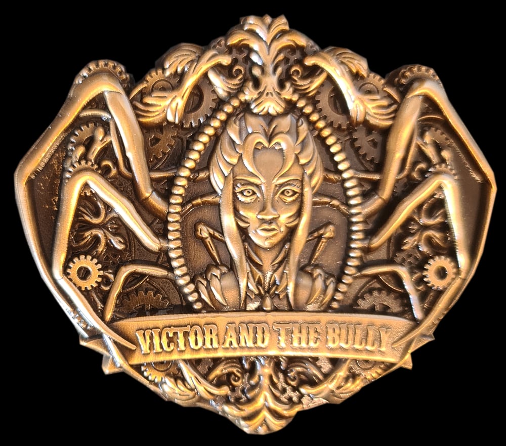 Image of Victor and the Bully - Die Cast Metal Belt Buckle