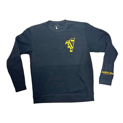 FOF Crewneck BLK/YEL