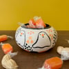 Friendly Ghosts Ceramic Bowl